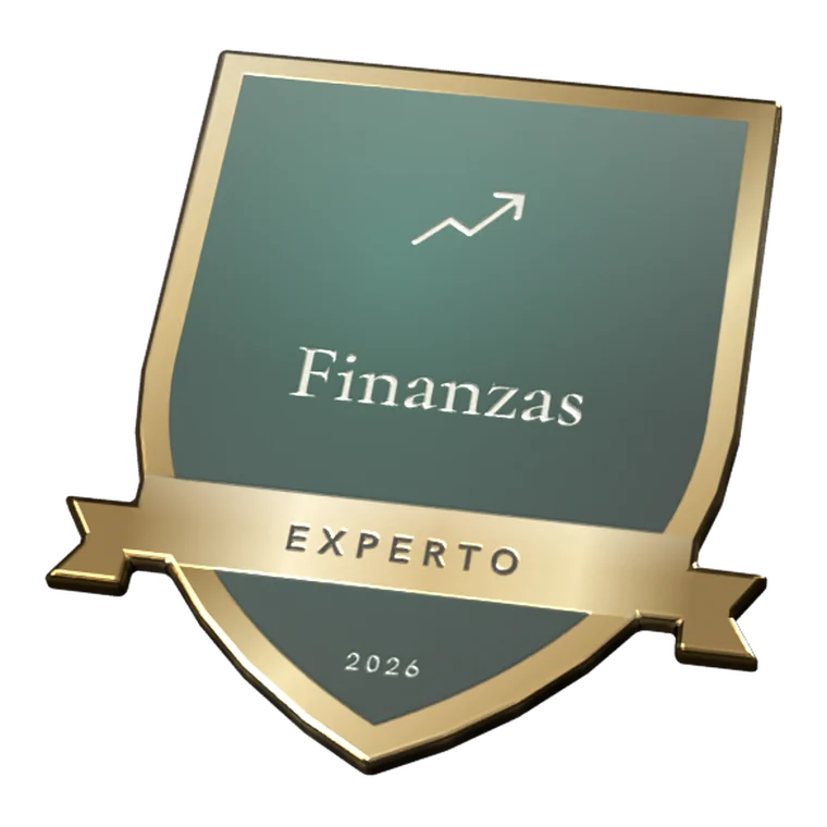 Insignia Blasón · Finanzas, nivel Experto (ejemplo)