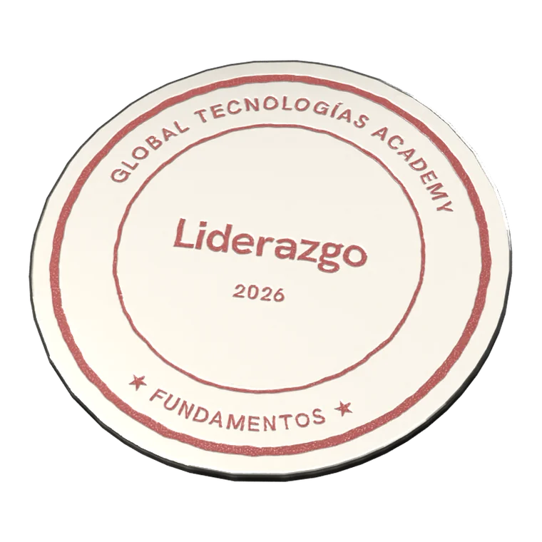 Insignia Estampa · Liderazgo, nivel Fundamentos (ejemplo)