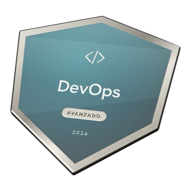 Insignia Pentágono · DevOps, nivel Avanzado (ejemplo)