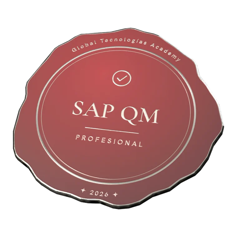 Insignia Sello · SAP QM, nivel Profesional (ejemplo)